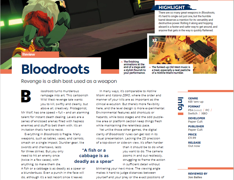 Bloodroots Review