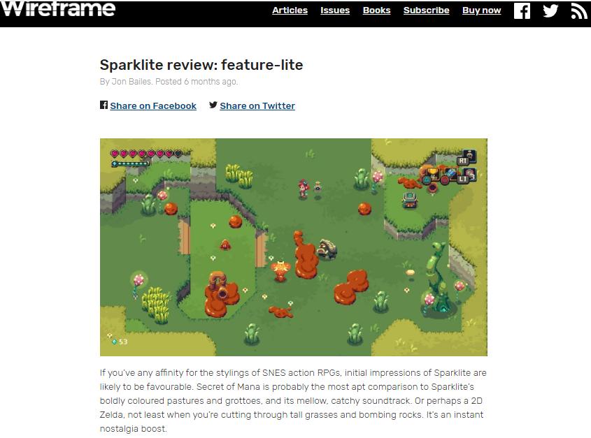 Sparklite review: feature-lite