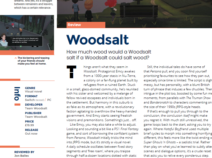 Woodsalt Review