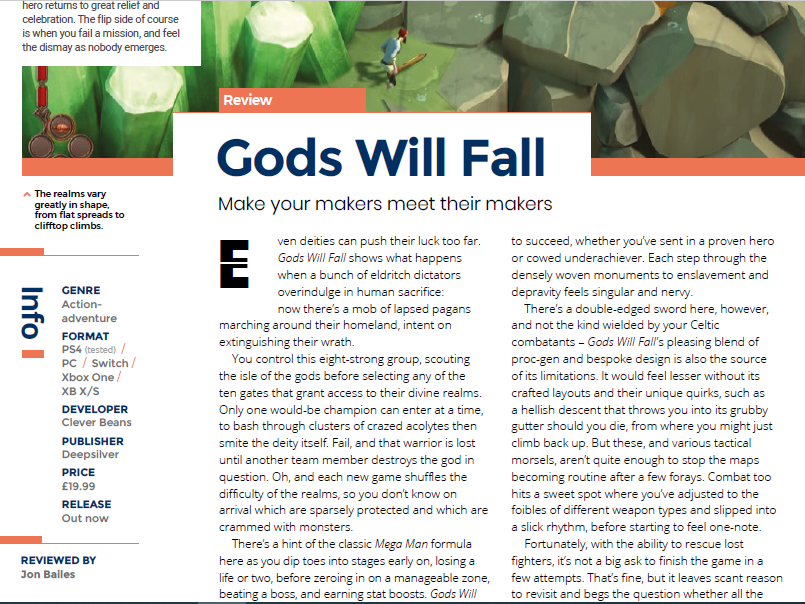 Gods Will Fall Review