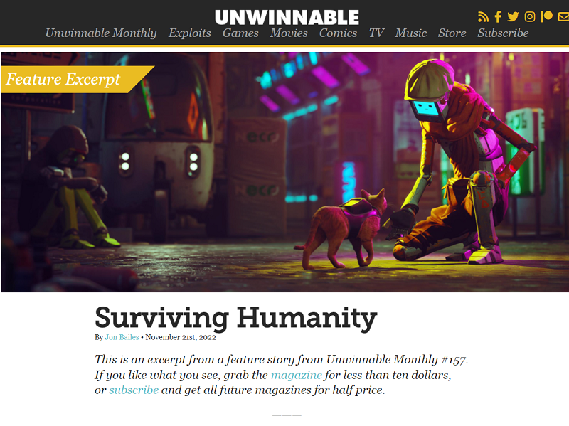 Surviving Humanity Article