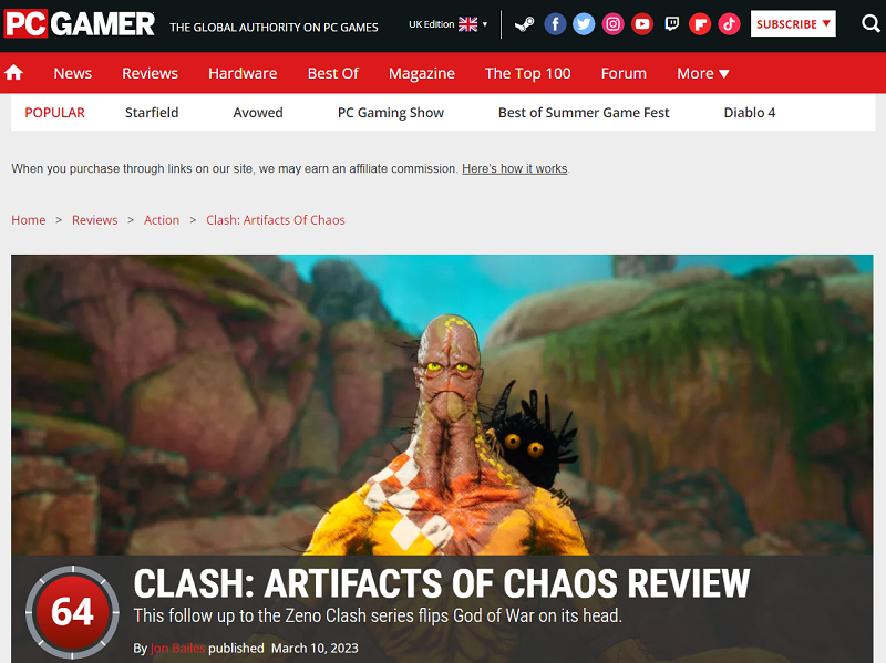 Clash Artifacts of Chaos Review
