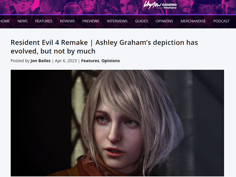 Resident Evil 4 Ashley Article