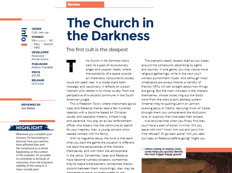 The Church in the Darkness Review