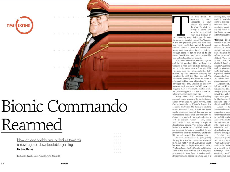 Bionic Commando Rearmed Article