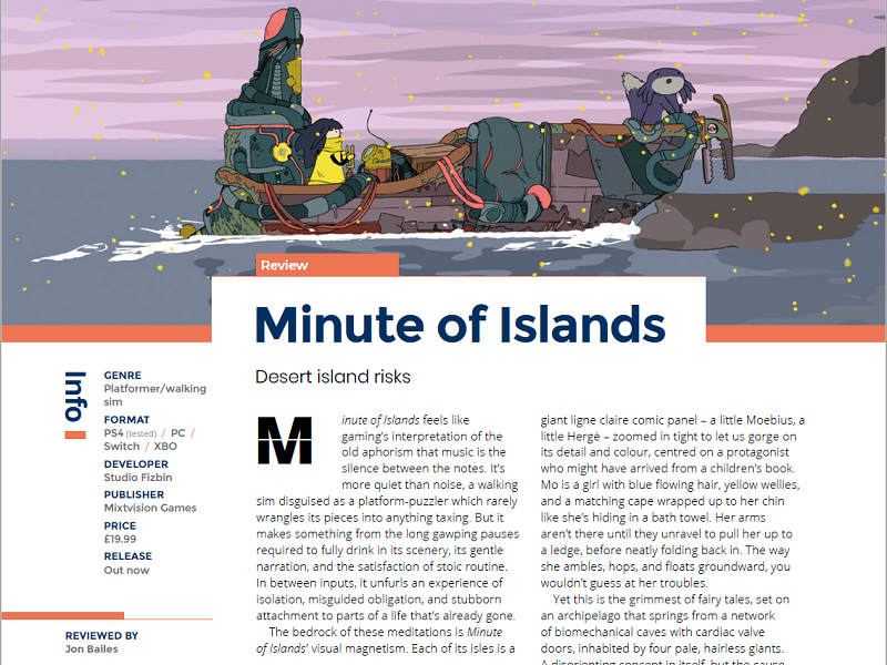 Minute of Islands Review
