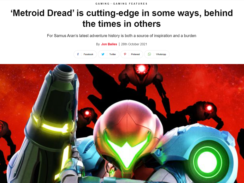 Metroid Dread Article
