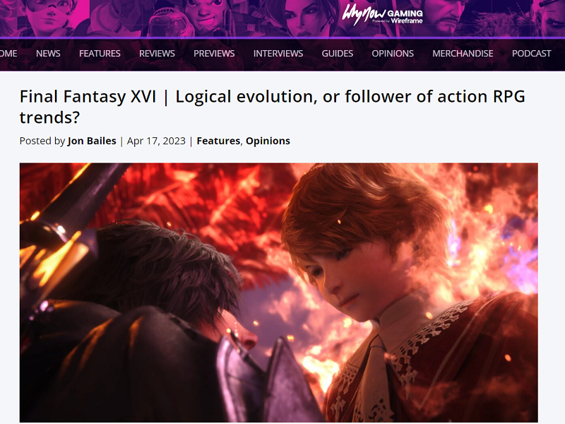 Final Fantasy XVI Article